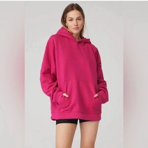 ALO Pink Renown Hoodie